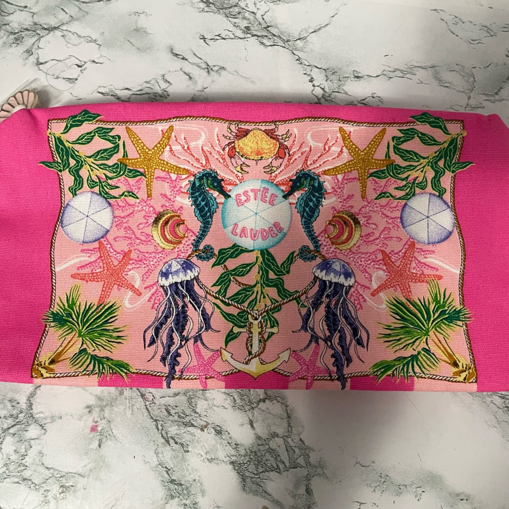 Estee Lauder makeup bag